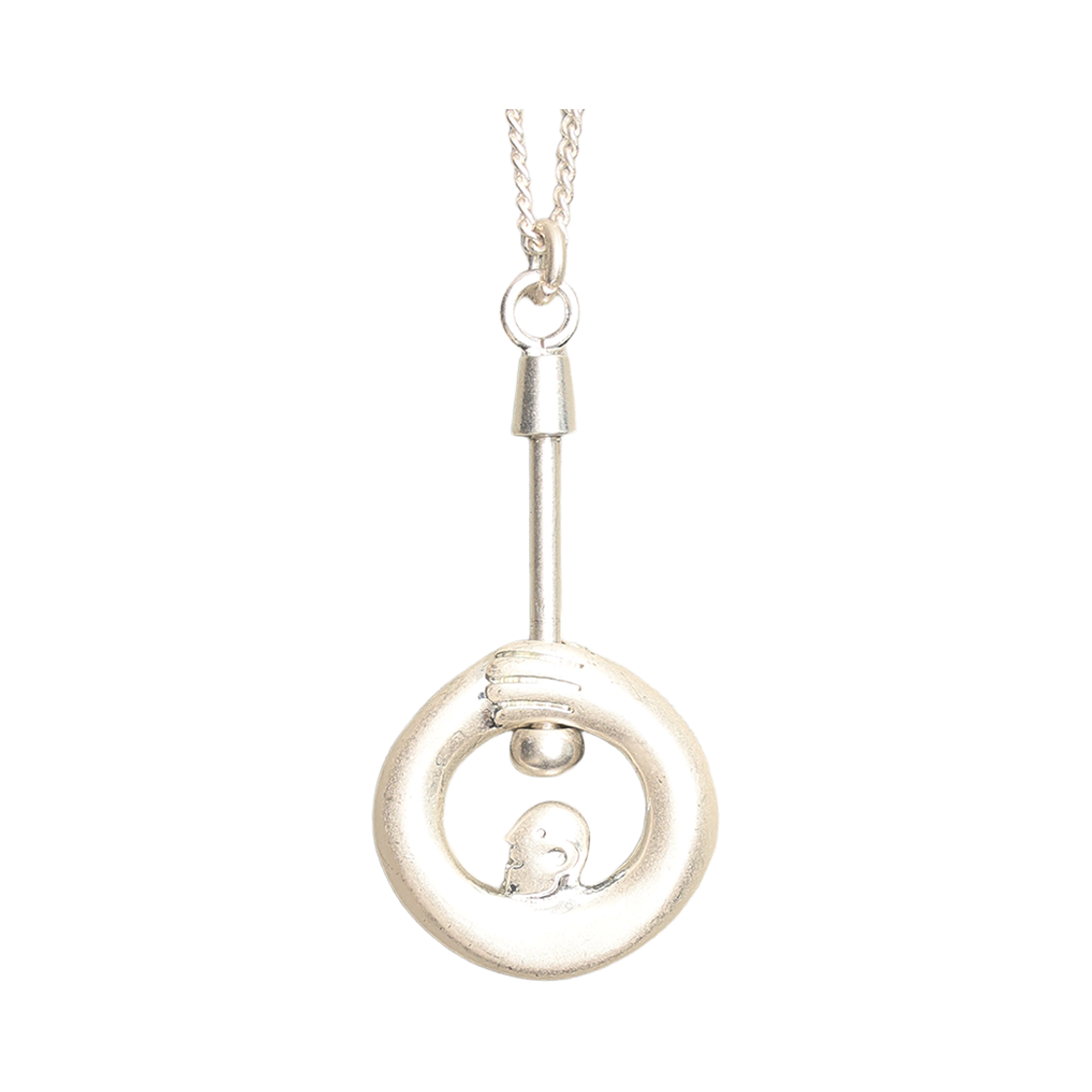 토우토우아카이브 필라르 가디언 목걸이 실버(TOWTOW.ARCHIVE Pilar Guardian Necklace Silver) - 4