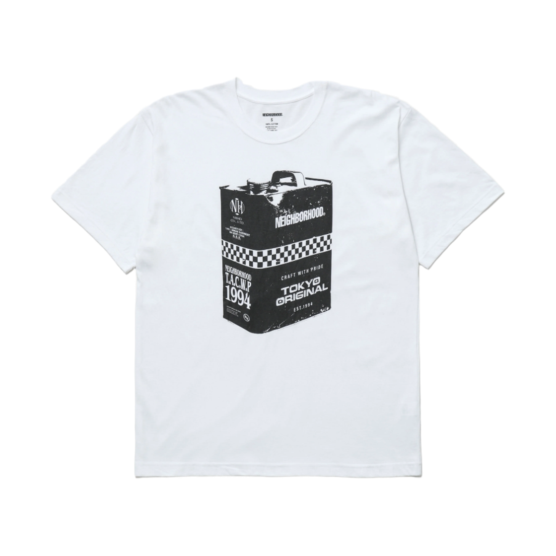 네이버후드 261 스팟 숏슬리브 티셔츠-1 화이트(Neighborhood 261 Spot S/S T-Shirt-1 White)