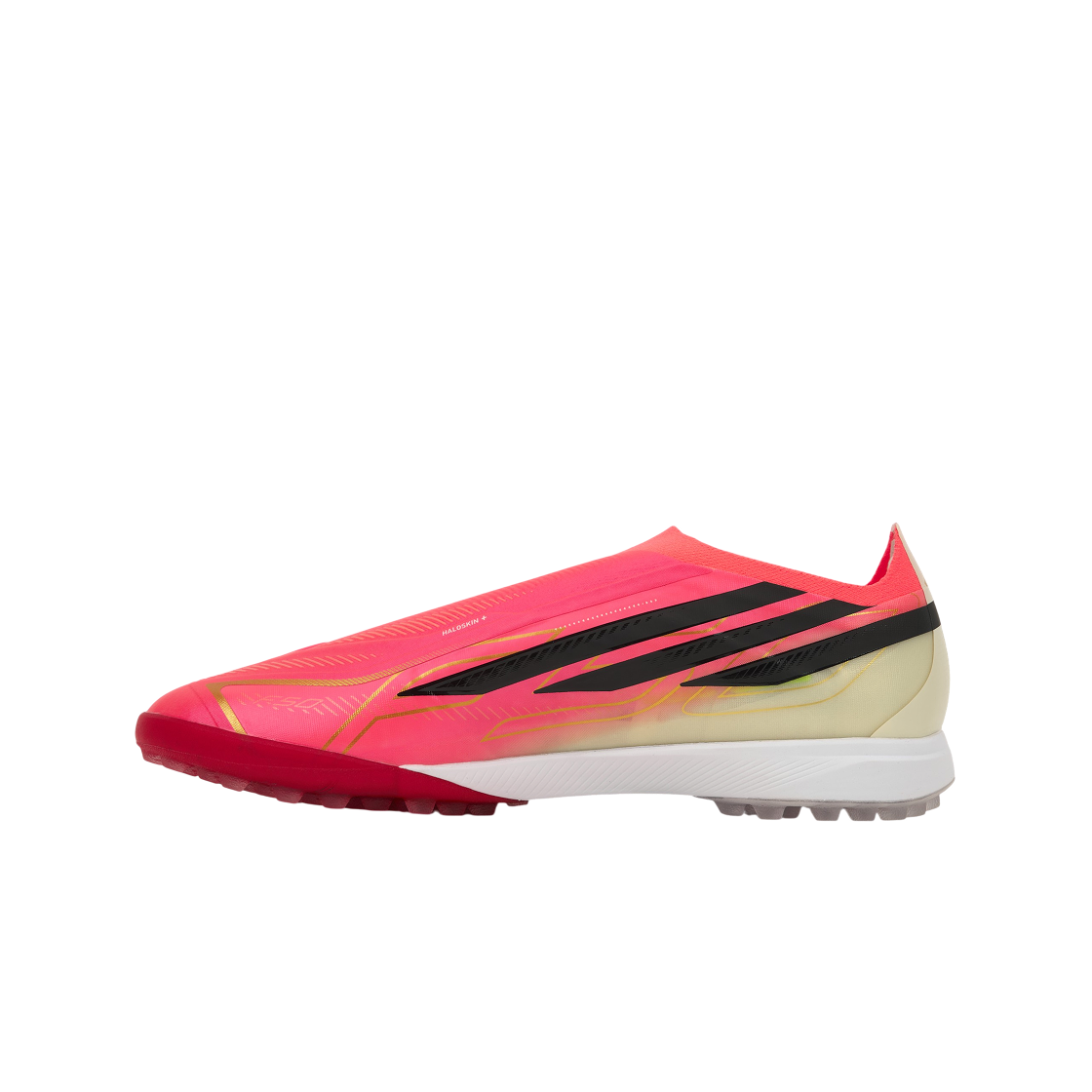 아디다스 F50 하이퍼패스트 프로 레이스리스 아스트로 터프 솔라 터보 코어 블랙(Adidas F50 Hyperfast Pro Laceless Astro Turf Solar Turbo Core Black) - 3