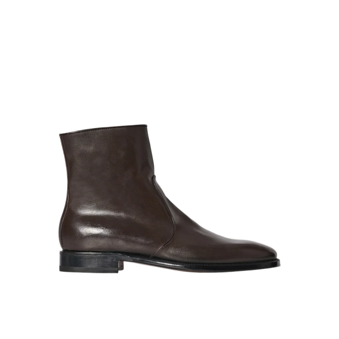 더 로우 오스카 부츠 래커 브라운(The Row Oscar Boot Lacquer Brown)