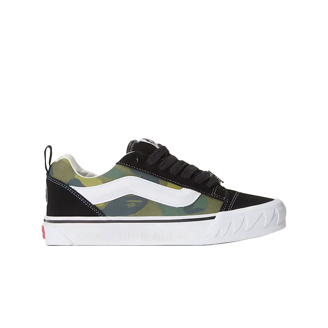 반스 x 베이프 프리미엄 뉴스쿨 카모 그린(Vans x BAPE Premium Knu-Skool Camo Green)