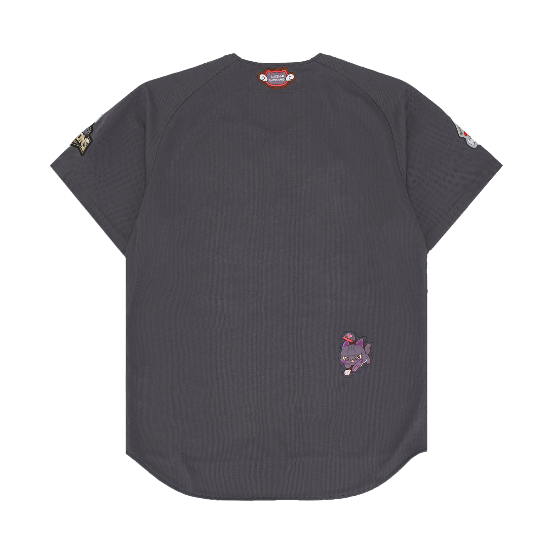LG 트윈스 x 위시캣 유니폼 차콜 (논 마킹 버전)(LG Twins x Wishcat Uniform Charcoal (Non Marking Ver.)) - 2