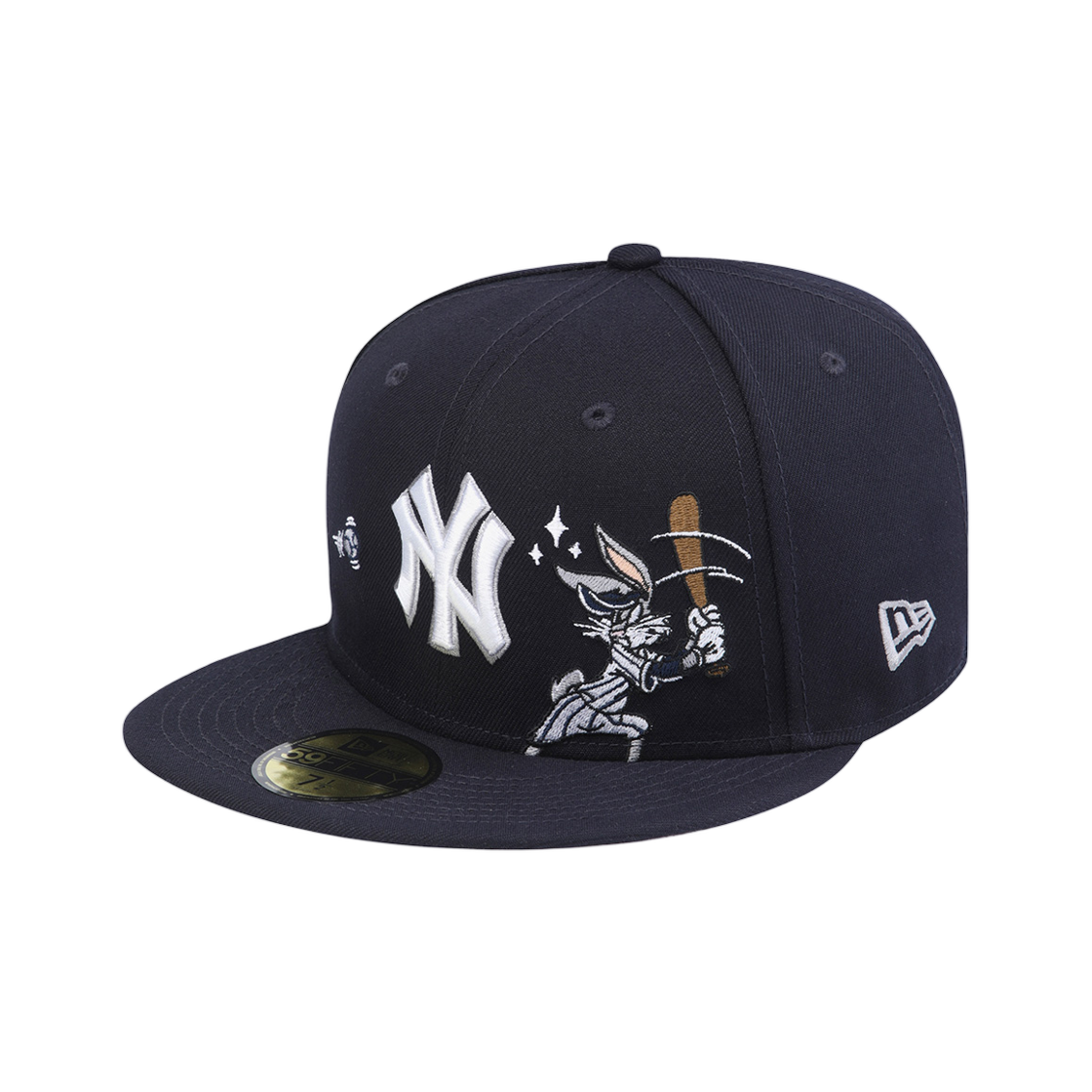 60857903 New Era Looney Tunes MLB New York Yankees Fitted Cap Navy