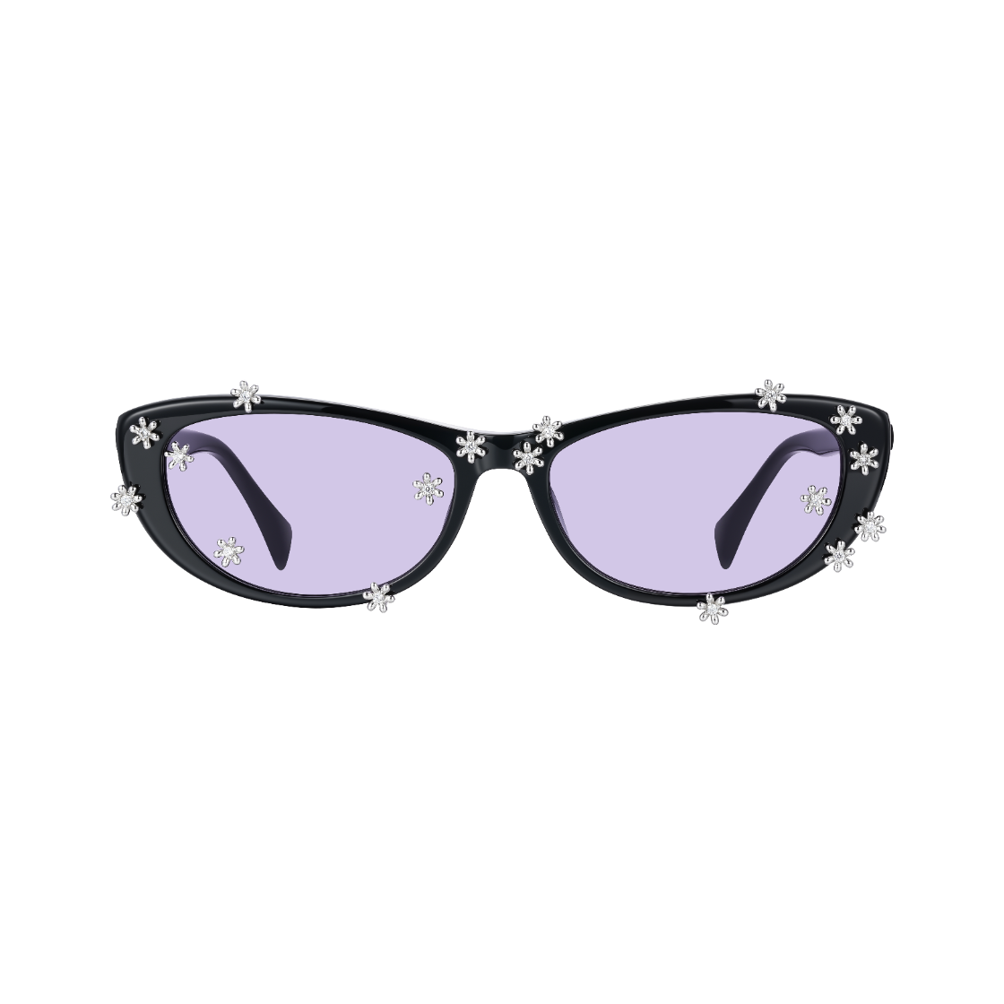 위민 플라워 선글라스 퍼플 - 26FW(Yvmin Flower Sunglasses Purple - 26FW)