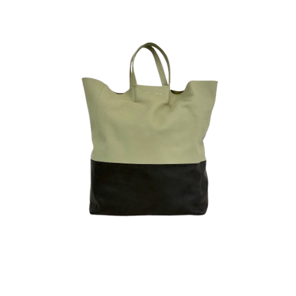 ITKT6ROAEDF4 Celine Vertical Cabas Two Tone Shopper Bag