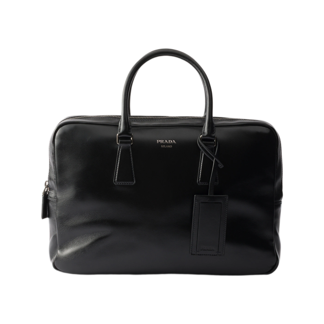 2VE032-2ZQ6-F0002 Prada Leather Work Bag Black