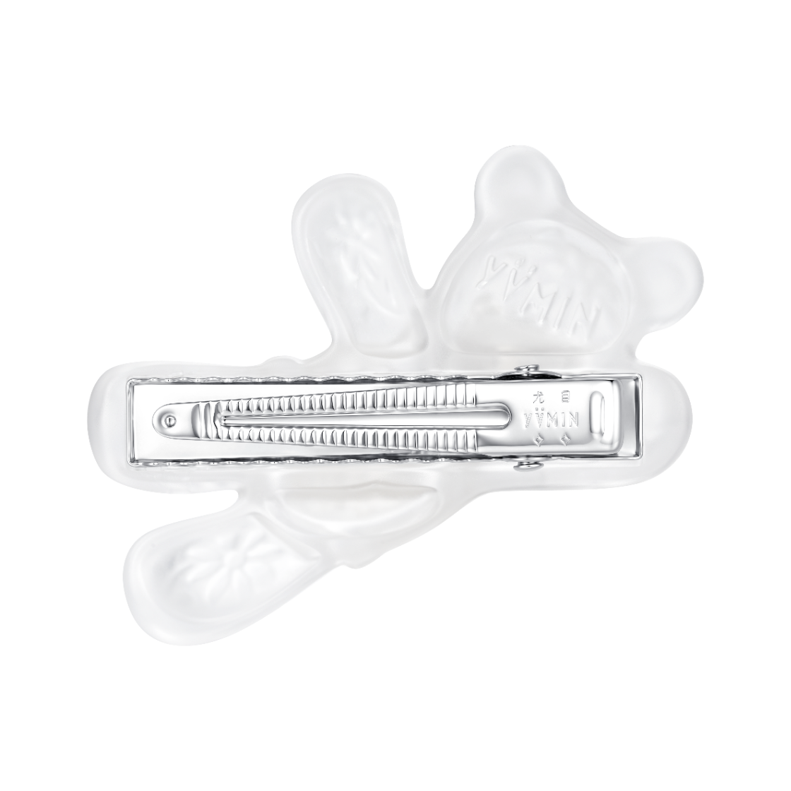 위민 글래스 베어 헤어 클립 트랜스페어런트 - 26FW(Yvmin Glasses Bear Hair Clip Transparent - 26FW) - 2