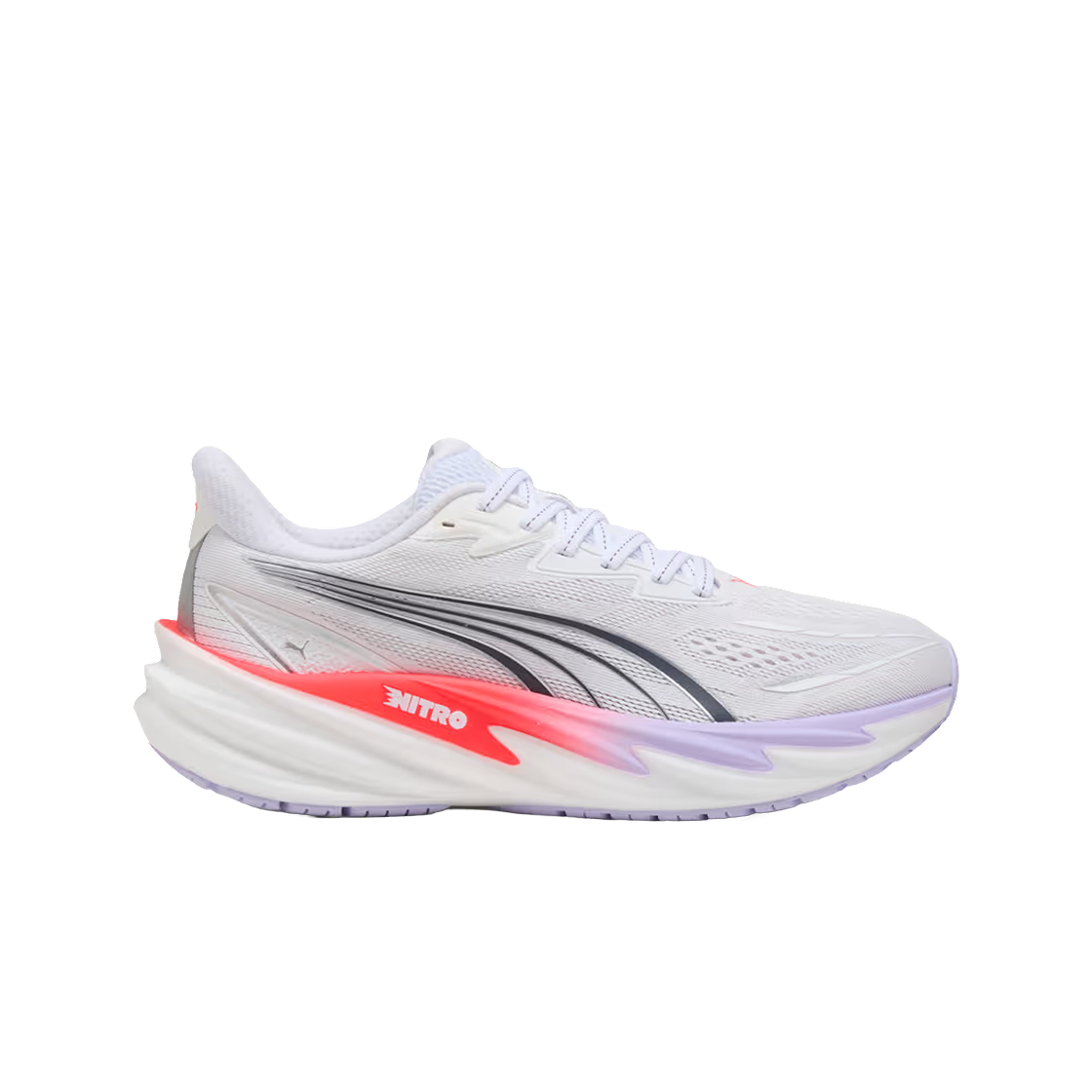 312945-05 (W) Puma Velocity Nitro 5 White Ultra Red