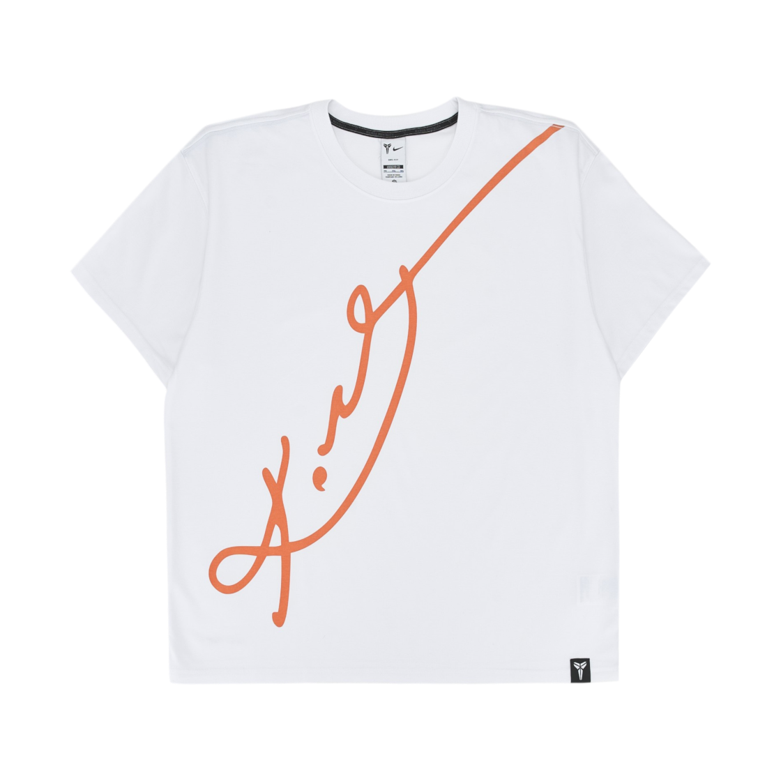 IM0321-102 Nike Kobe Dri-Fit Basketball T-Shirt White Hot Curry - Asia
