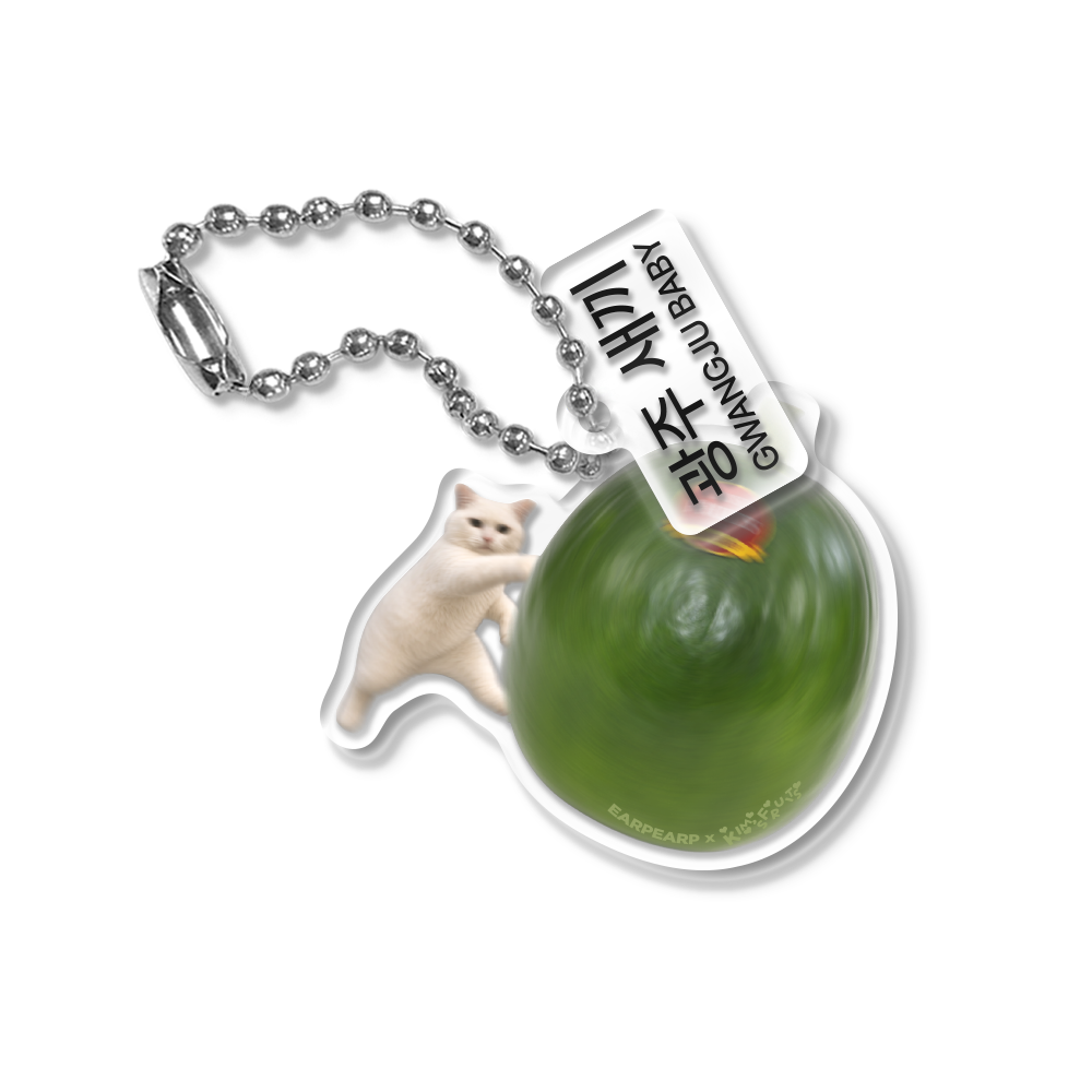 E2607_0050 EARPEARP x Kims Fruits GWANGJU BABY Acrylic Double Keyring