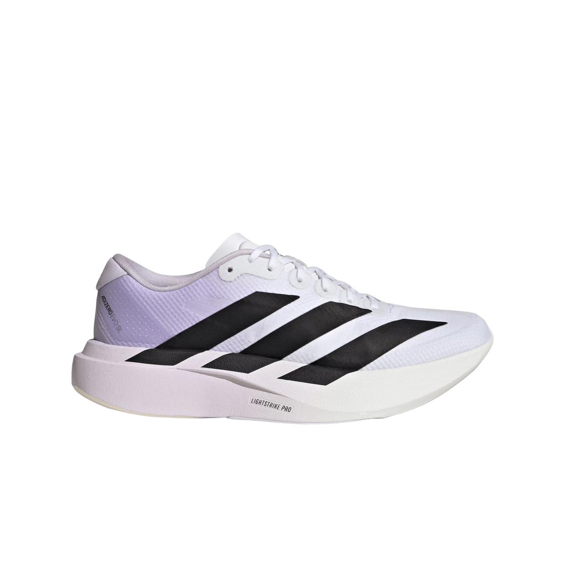 KZ9023 (W) Adidas Adizero EVO SL Cloud White Core Black Purple