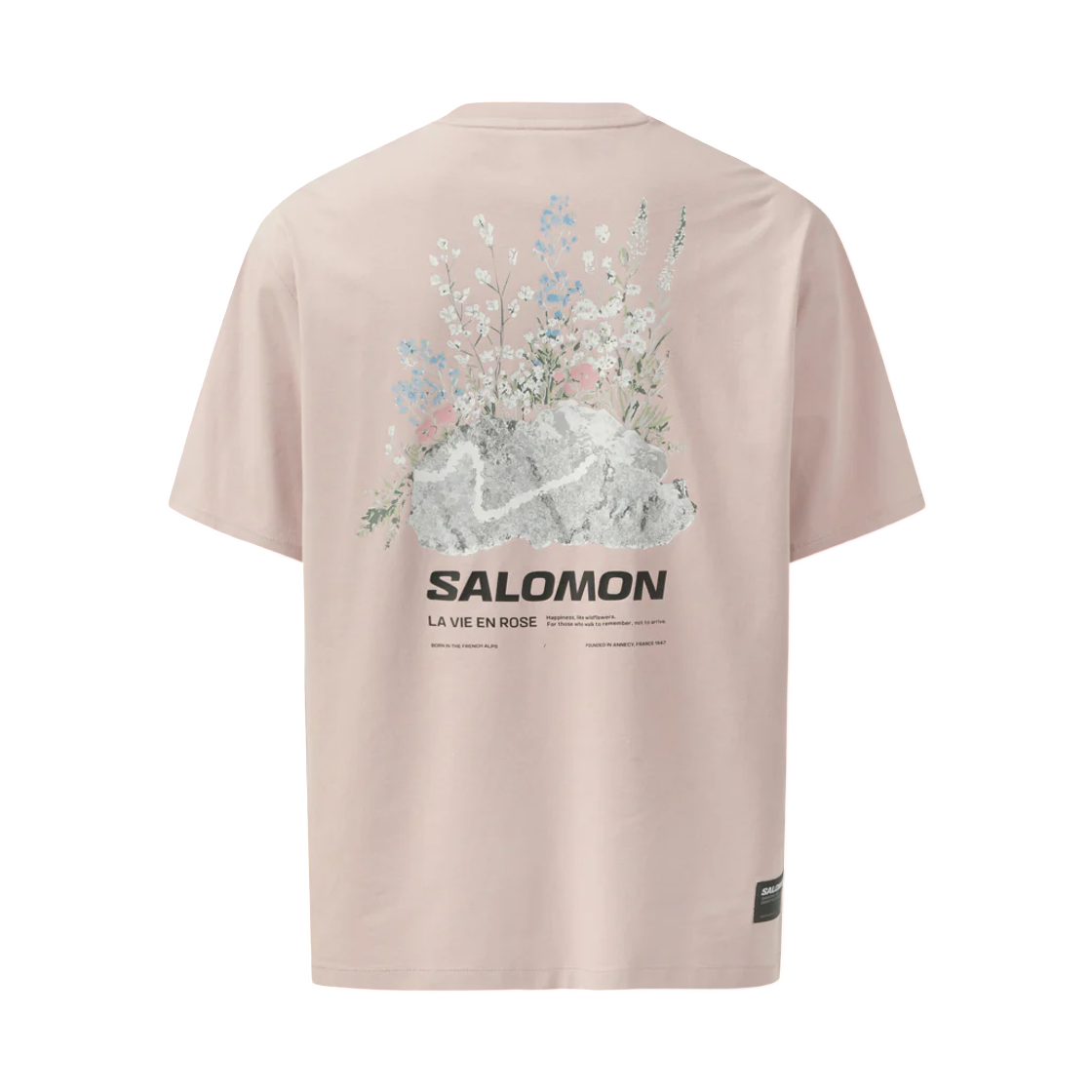 LC3069100 Salomon Fleur Sauvage Short Sleeve Fig Pink