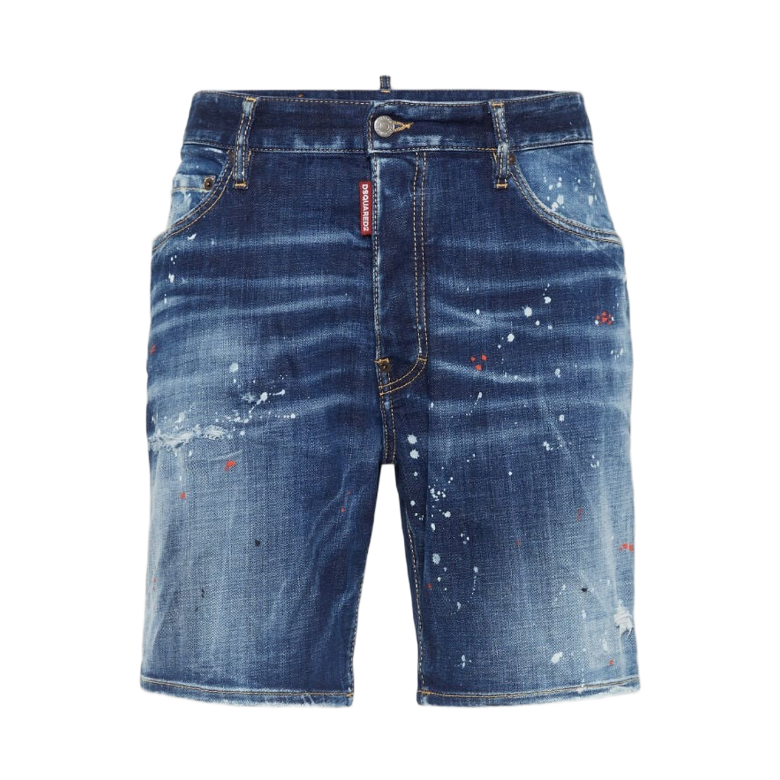 디스퀘어드2 미디움 이지 워시 마린 쇼츠 블루(Dsquared2 Medium Easy Wash Marine Shorts Blue)