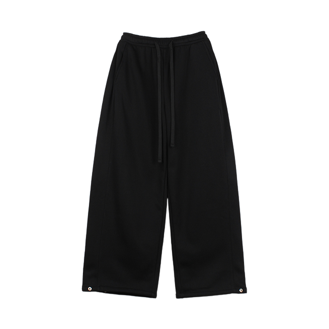 지크립 벌룬핏 밴딩 스냅 와이드 트레이닝 스웻 팬츠 블랙(GCLIP Balloon Fit Banding Snap Wide Training Sweat Pants Black) - 1
