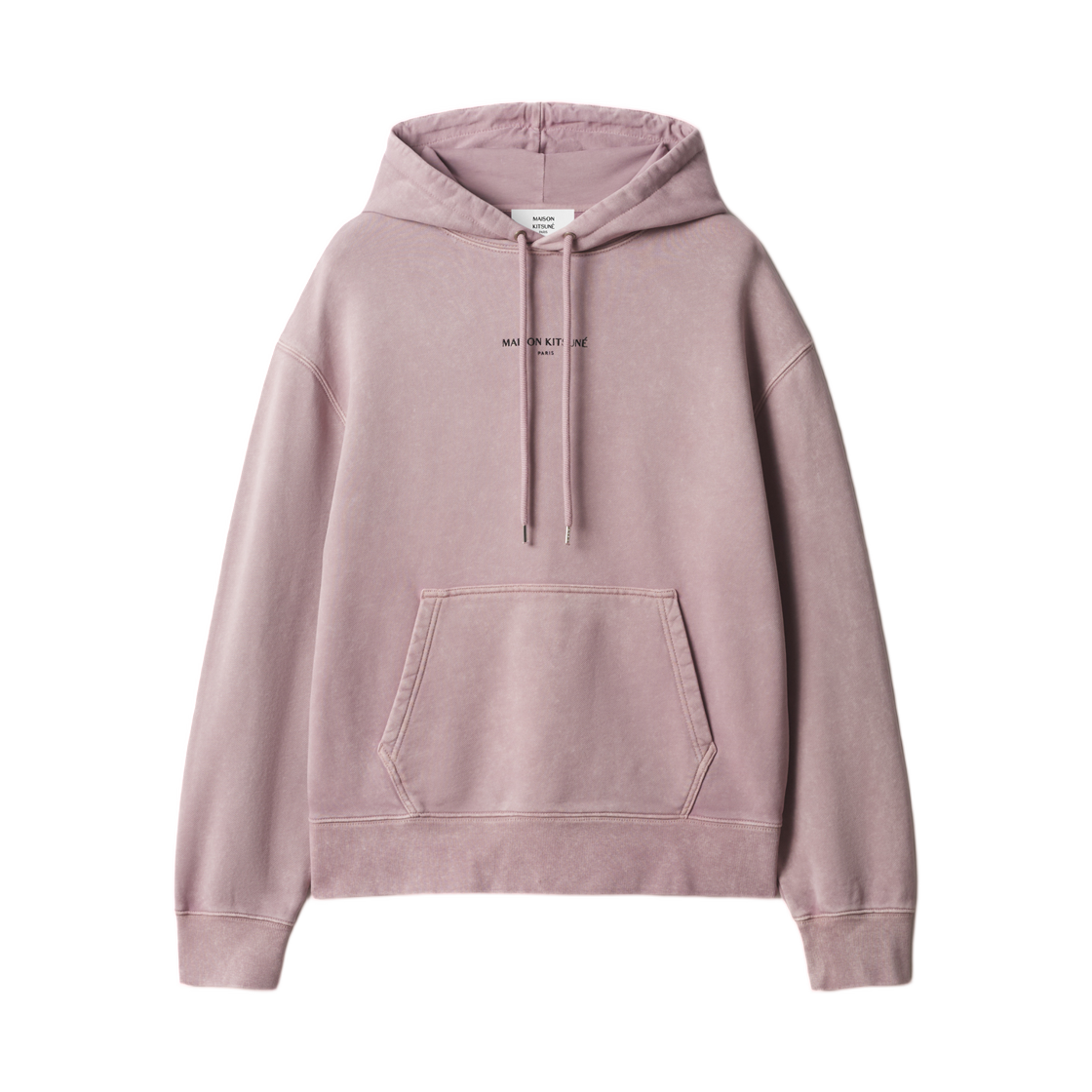 MRMJH06KMBIT4-0611 Maison Kitsune Maison Kitsune Paris Faded Comfort Hoodie Misty Lilac Faded