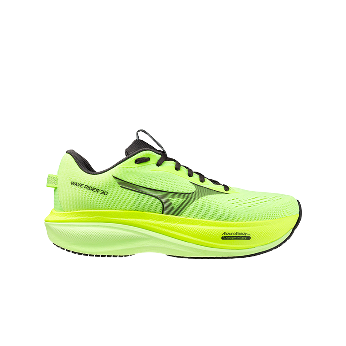 J1GM262058 Mizuno Wave Rider 30 Lime Black