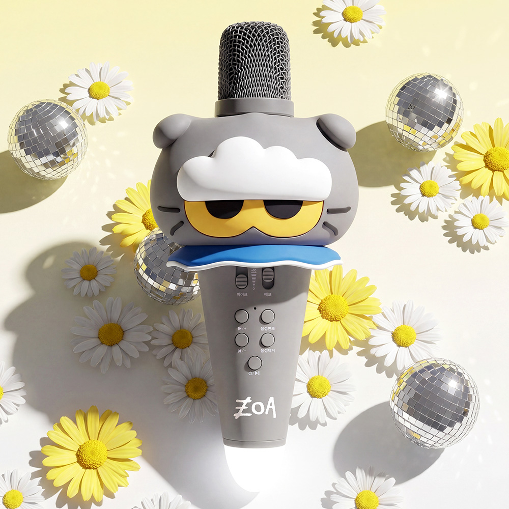로이체 조앤프렌즈 충전식 블루투스 무선 노래방 마이크(Royche Zo & Friends Rechargeable Bluetooth Wireless Karaoke Microphone) - 5
