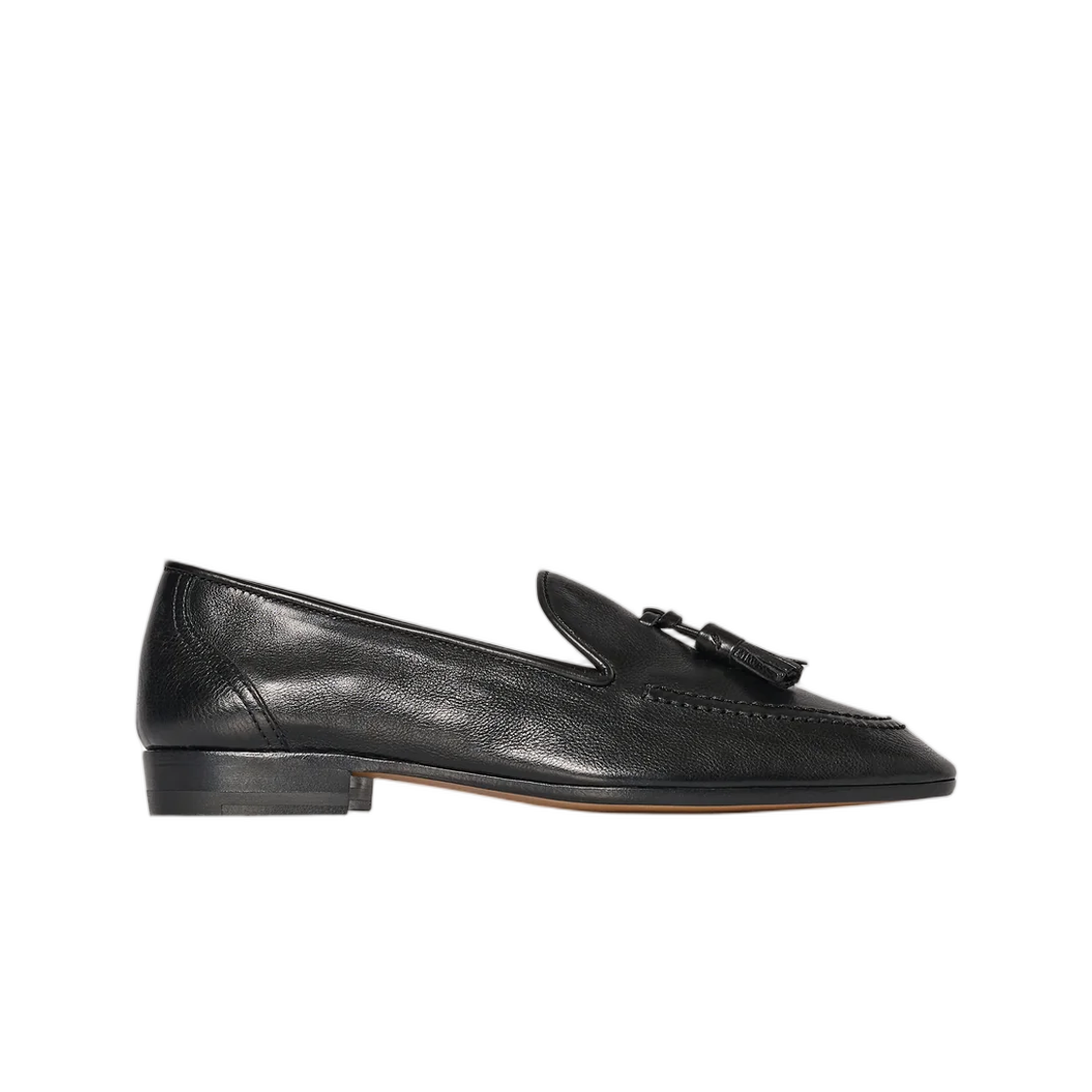 (W) 더 로우 카덴 로퍼 블랙((W) The Row Caden Loafer Black)