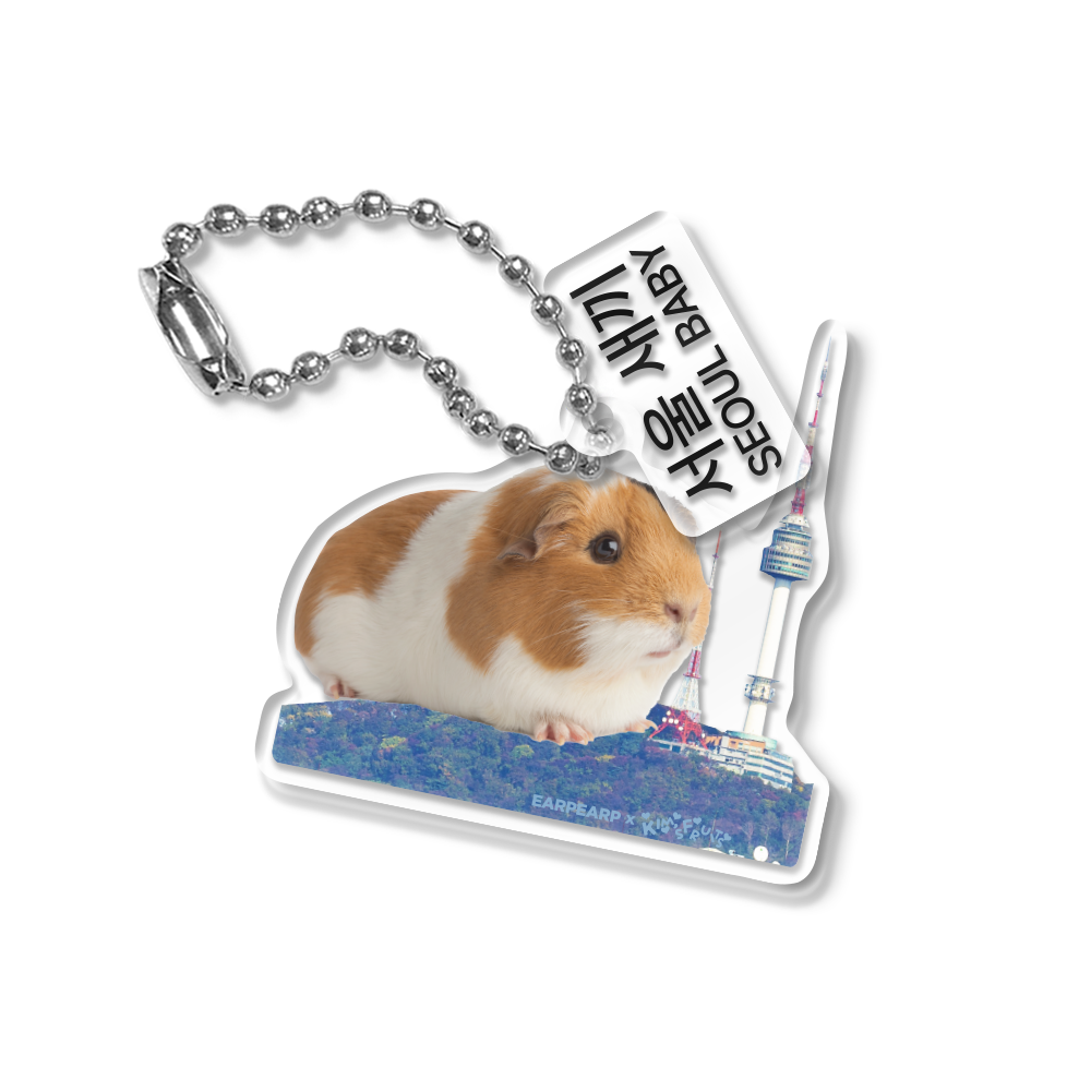 E2607_0047 EARPEARP x Kims Fruits SEOUL BABY Acrylic Double Keyring