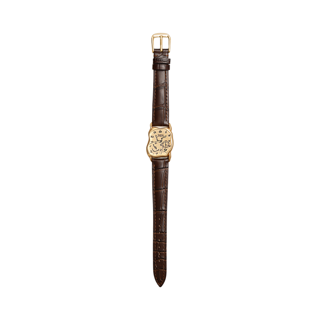 토우토우아카이브 타임리스 트위스트 위슬릿 4.0 브라운 골드(TOWTOW.ARCHIVE Timeless Twist Wristlet 4.0 Brown&Gold)