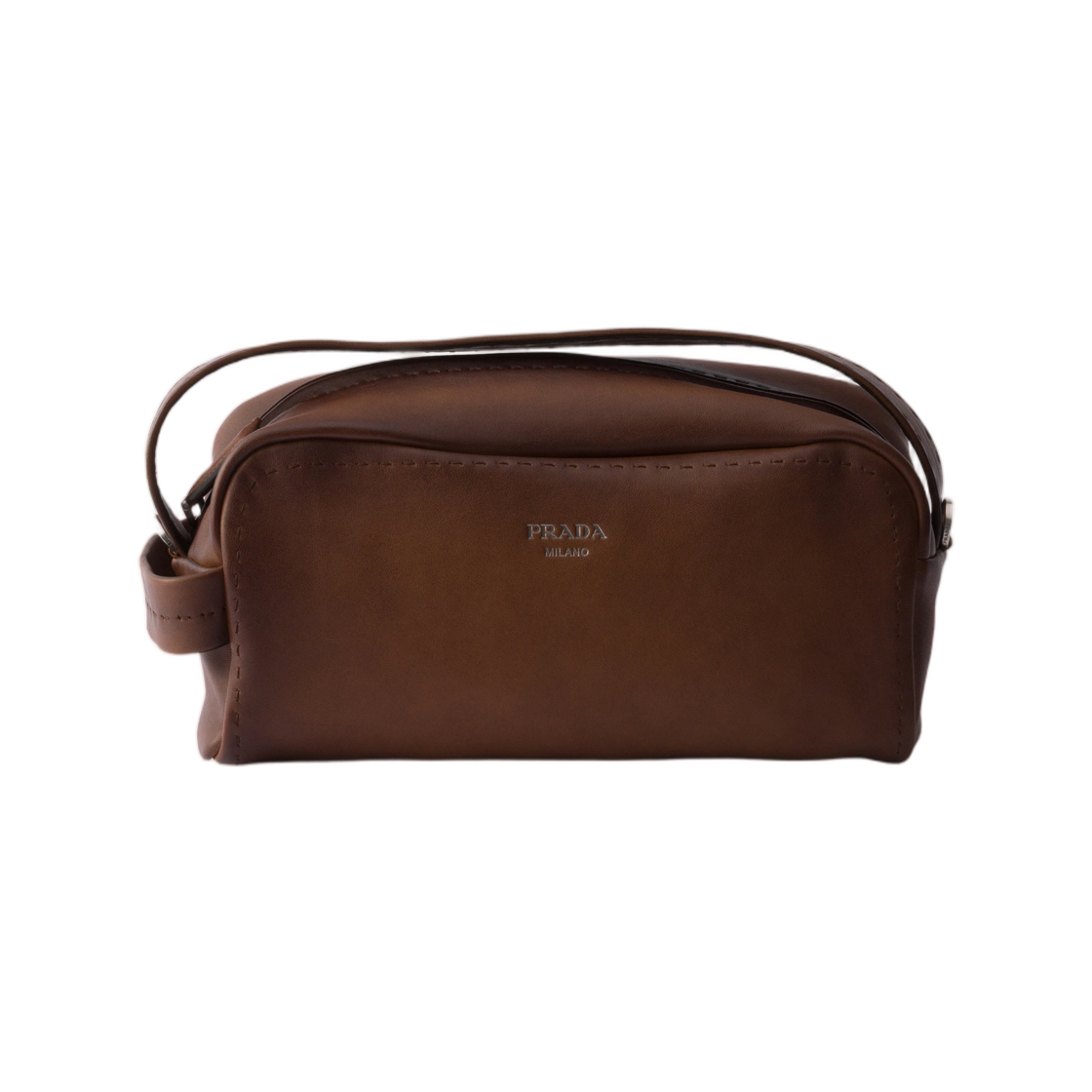 2VH223-2ZQ4-F0324 Prada Nappa Leather Shoulder Bag Cocoa Brown