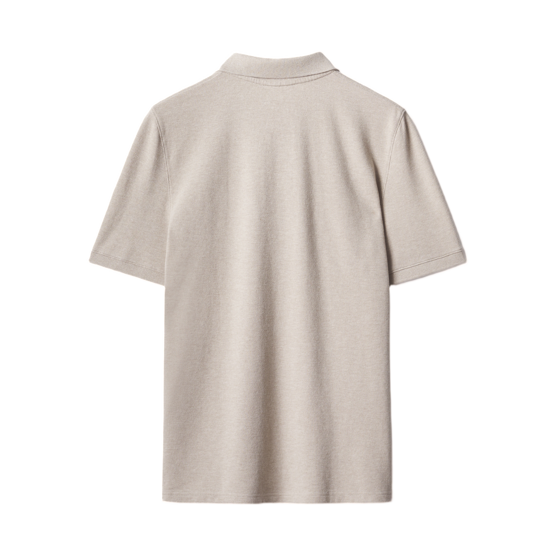 메종 키츠네 폭스 헤드 레귤러 폴로 클리어 베이지 멜란지(Maison Kitsune Fox Head Regular Polo Clear Beige Melange) - 2