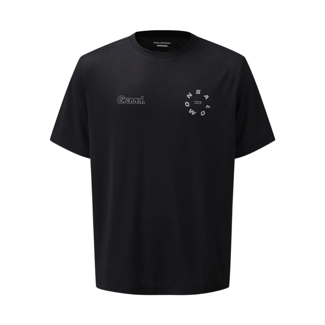 LD0087500 Salomon Aero Circul Jacquard Short Sleeve Black