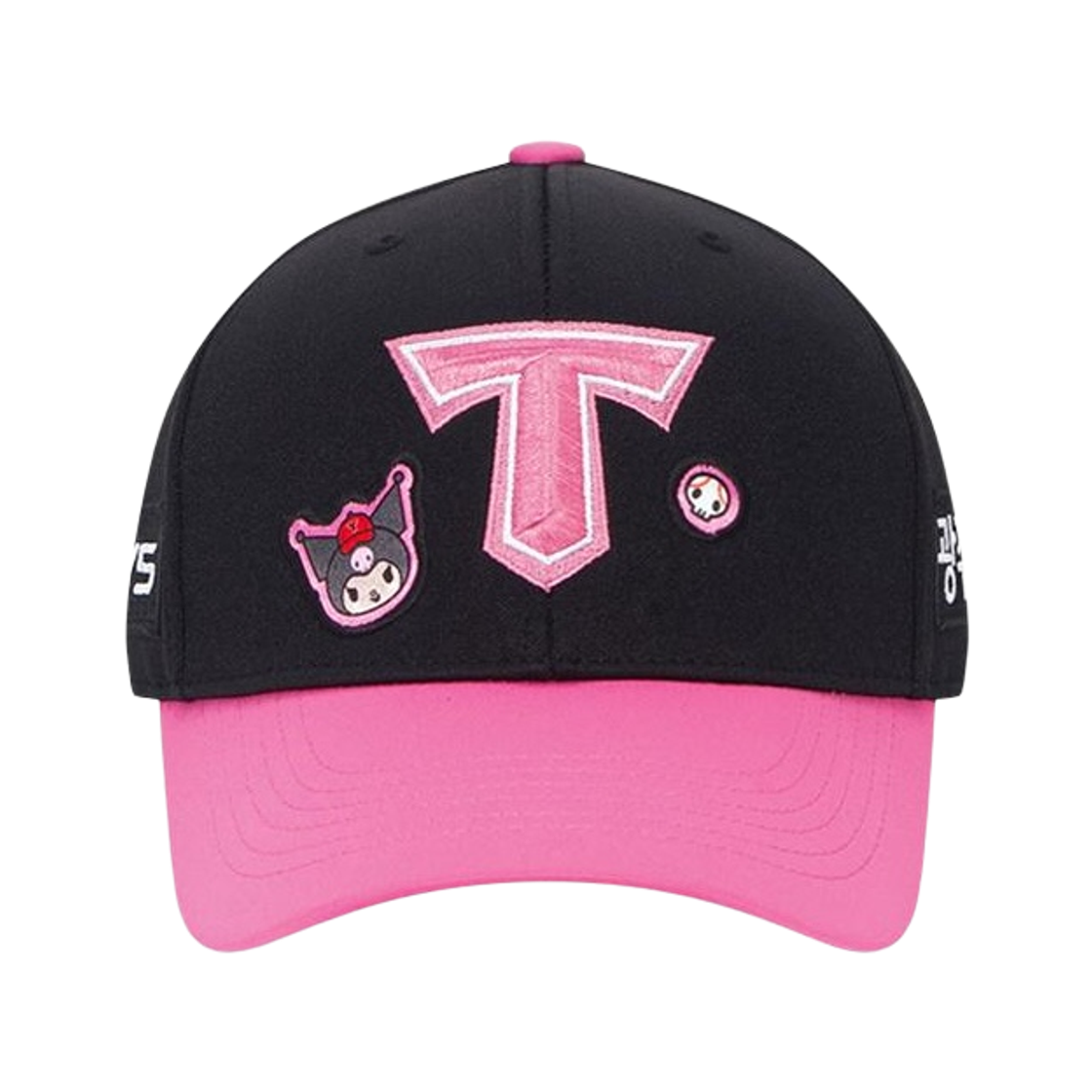 기아 타이거즈 x 쿠로미 어센틱 볼캡 블랙 핑크(Kia Tigers x Kuromi Authentic Ball Cap Black Pink) - 2
