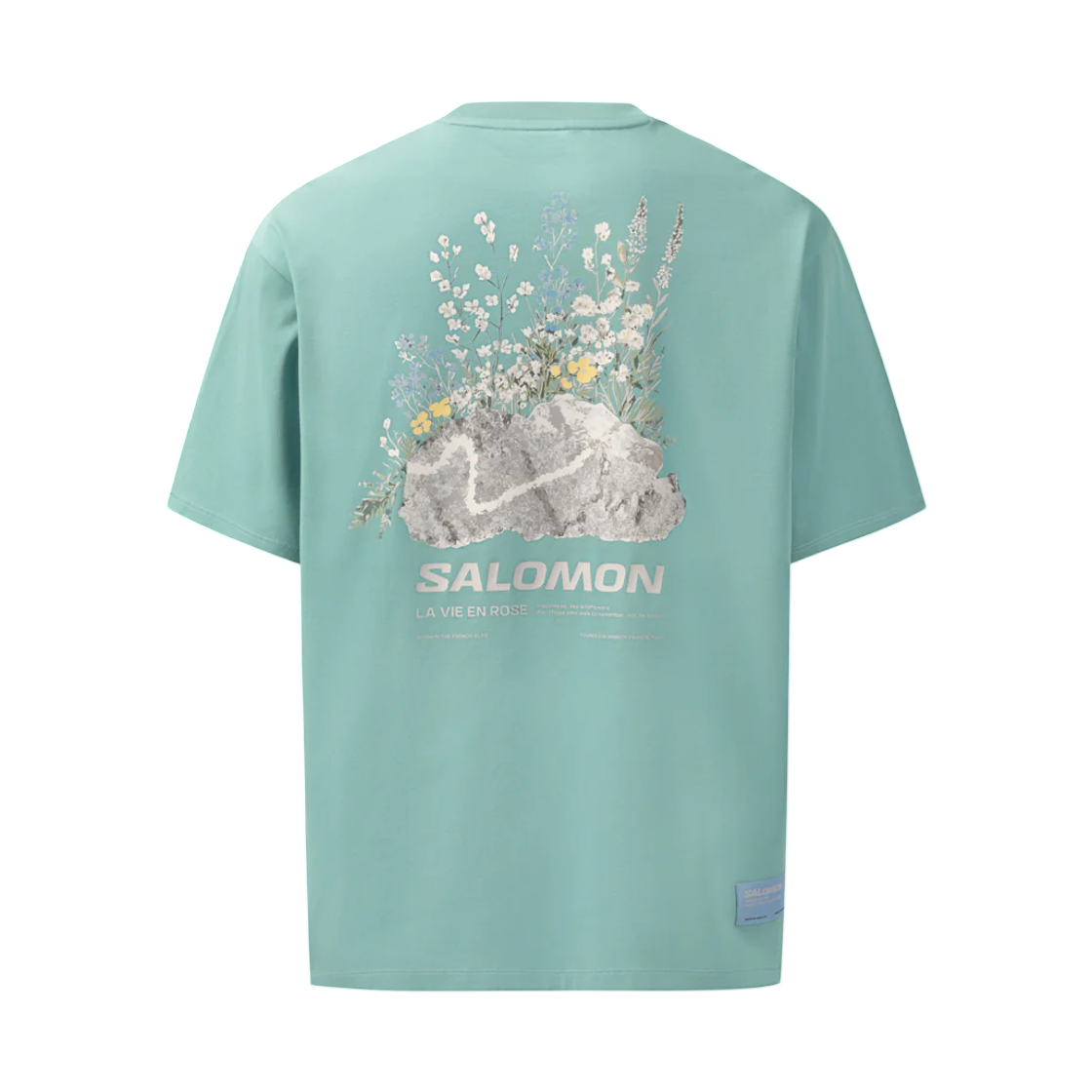 LC3069300 Salomon Fleur Sauvage Short Sleeve Bright Blue Mint