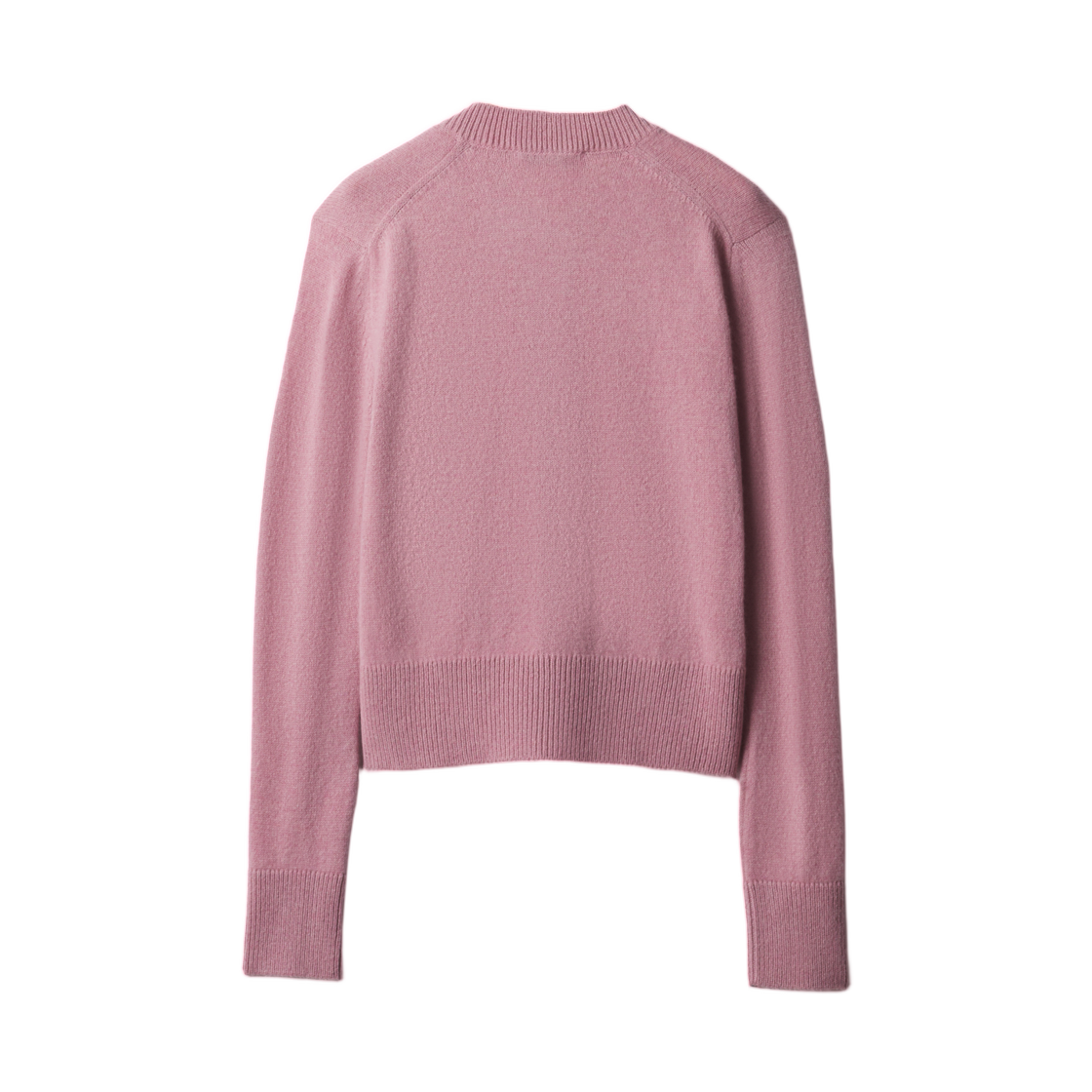 (W) 메종 키츠네 베이비 폭스 램스울 피티드 가디건 미스트 핑크((W) Maison Kitsune Baby Fox Lambswool Fitted Cardigan Mist Pink) - 2