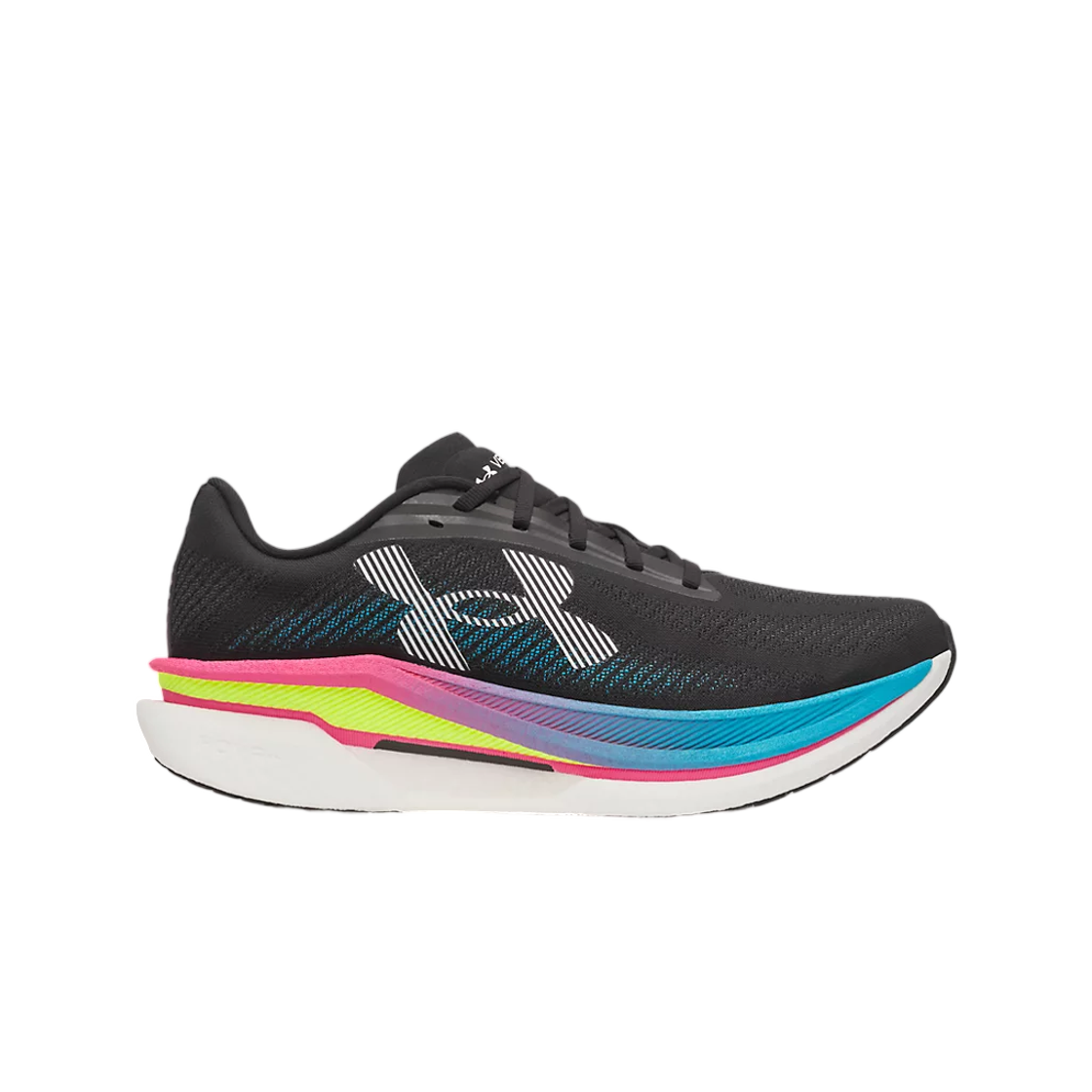 6005378-001 Under Armour UA Velociti Pro 2 Running Shoes Black Capri White