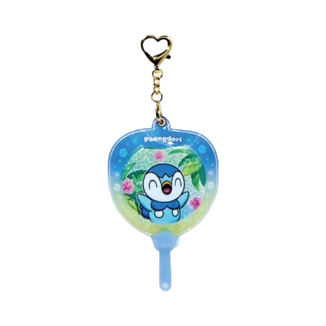 - Pokemon Chilln Summer Days Can Badge Fan Keychain Piplup