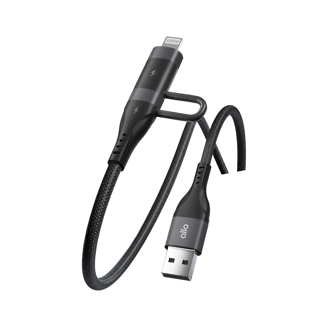 알로코리아 4in1 60W PD PPS 패브릭 고속 충전 케이블 1.5M(AlloKorea 4in1 60W PD PPS Fabric Fast Charging Cable 1.5M) - 4
