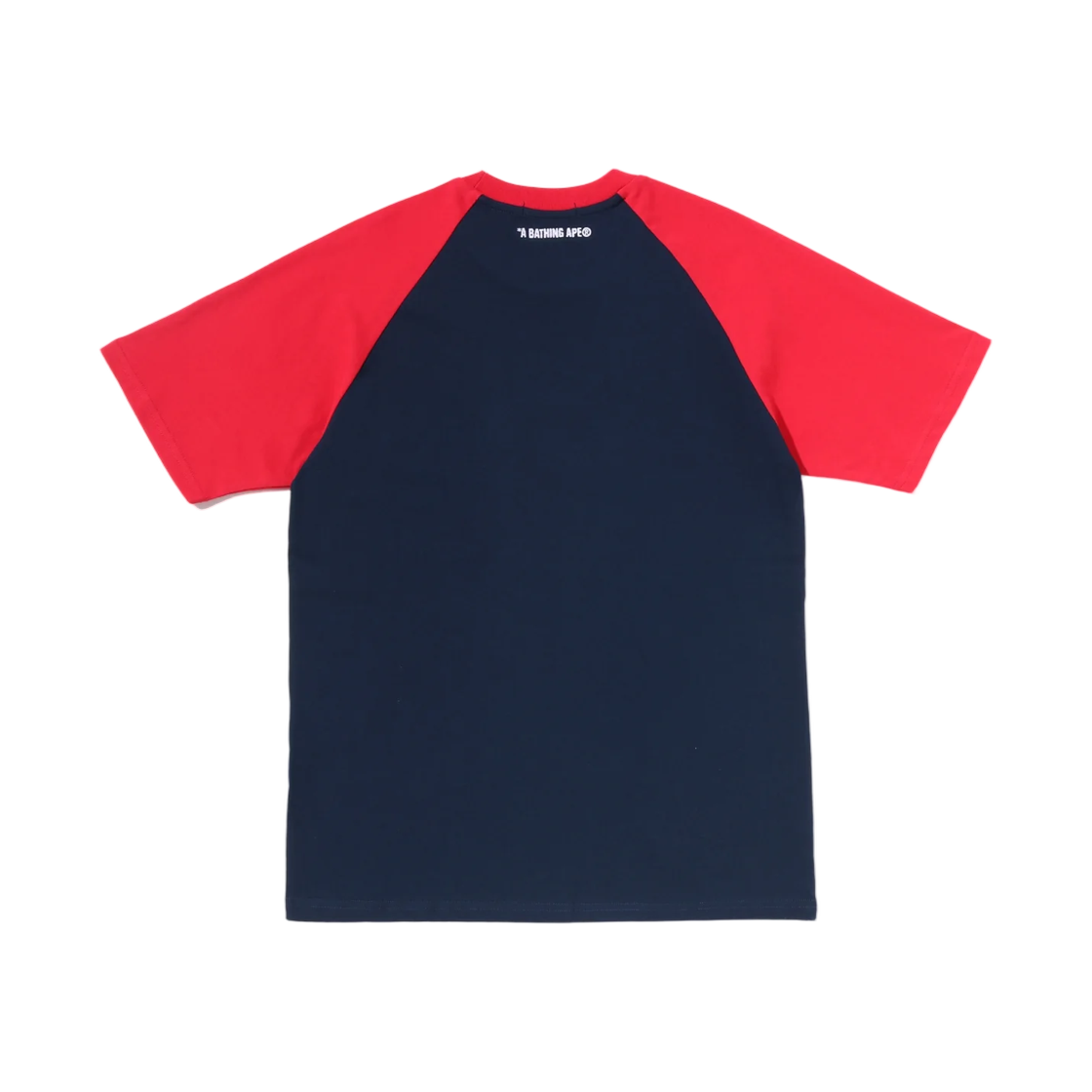 베이프 컬리지 래글런 릴렉스드 핏 티셔츠 레드(BAPE College Raglan Relaxed Fit T-Shirt Red) - 2