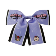 Kia Tigers x Kuromi Ribbon Hairpin Purple