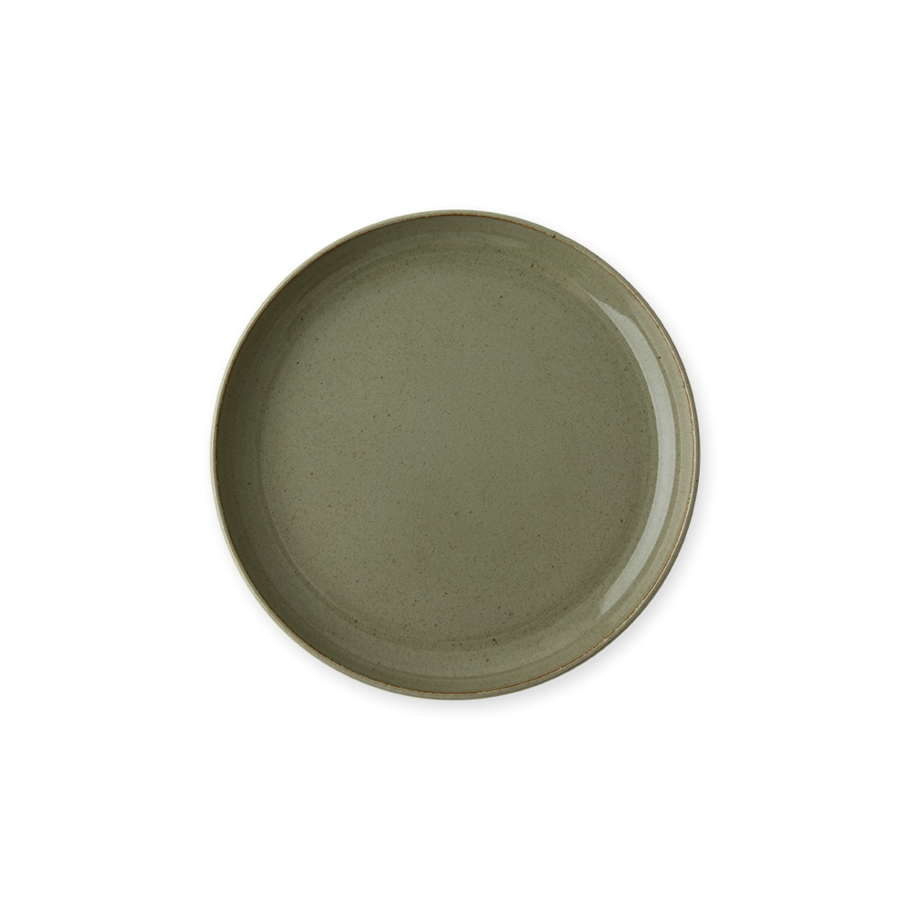 소소모소 달소담 쑥빛 원형접시(SOSOMOSO dalsodam green plate)