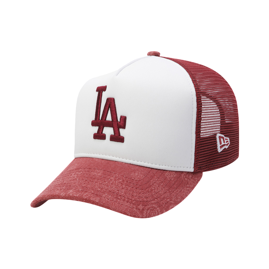 15216775 New Era MLB LA Dodgers Washed Paisley Denim A-Frame Ball Cap Denim Paisley