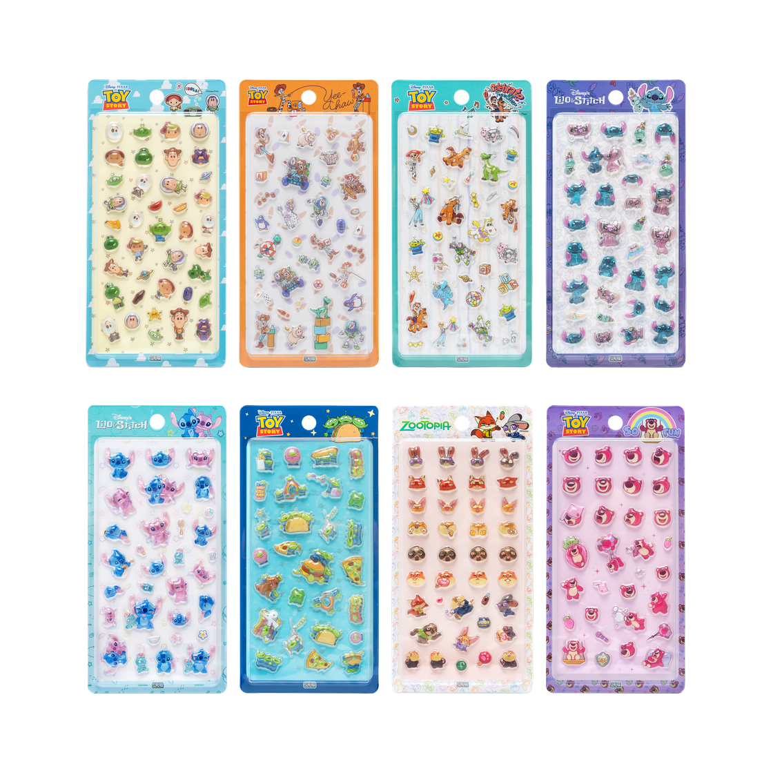 [10% 쿠폰] 슬라라 디즈니 3D 크리스탈 스티커 8종(택1)([10% 쿠폰] SLALAA Disney 3D Crystal Sticker 8 type) - 1