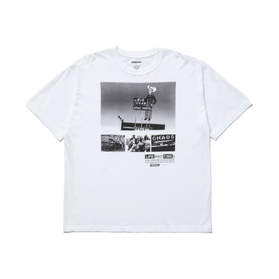 네이버후드 x 나가하마 오사무 숏슬리브 티셔츠-4 화이트(Neighborhood x Osamu Nagahama S/S T-Shirt-4 White)