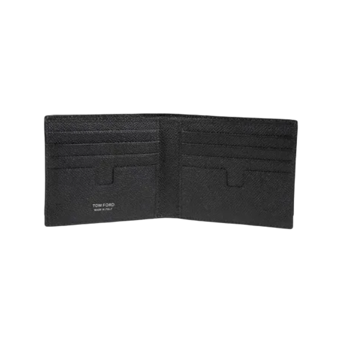 톰포드 TF 로고 레더 반지갑 블랙(Tom Ford TF Logo Leather Bifold Wallet Black) - 3
