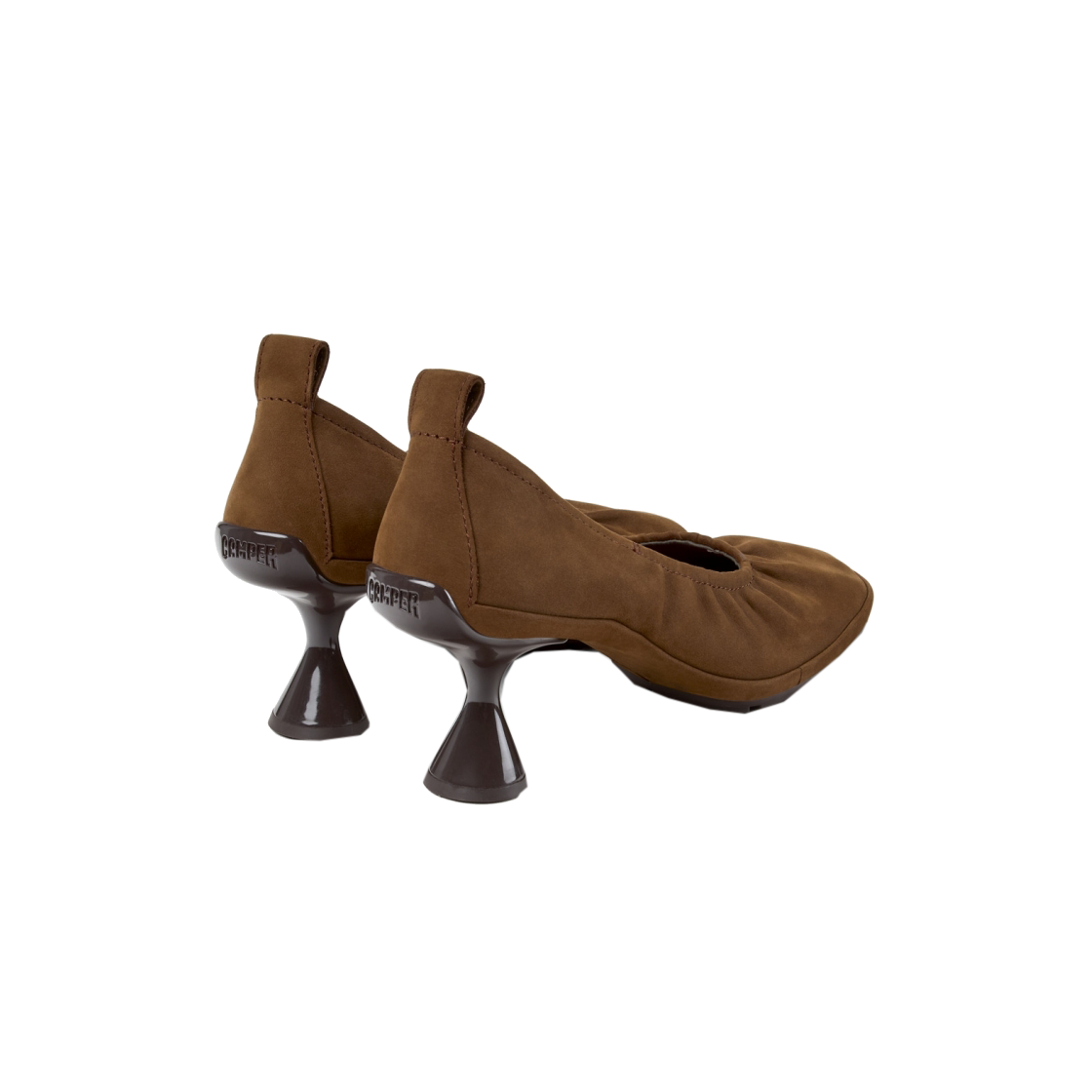 캠퍼 여성 라이트 레프트 펌프스 브라운(Camper Woman Right Left Pumps Brown) - 4