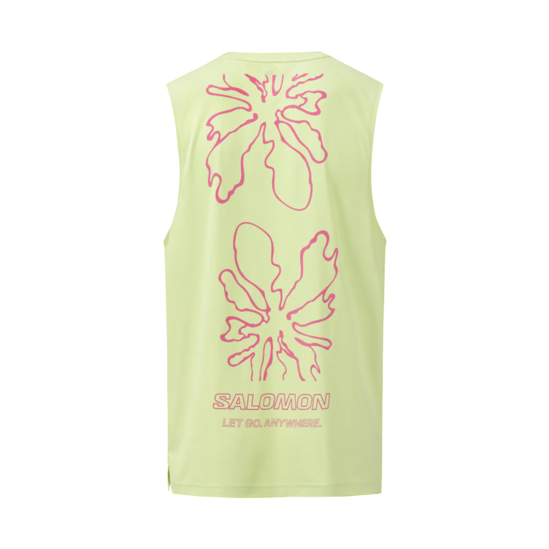살로몬 트라세 리브르 싱글렛 써니 라임(Salomon Trace Libre Singlet Sunny Lime) - 2