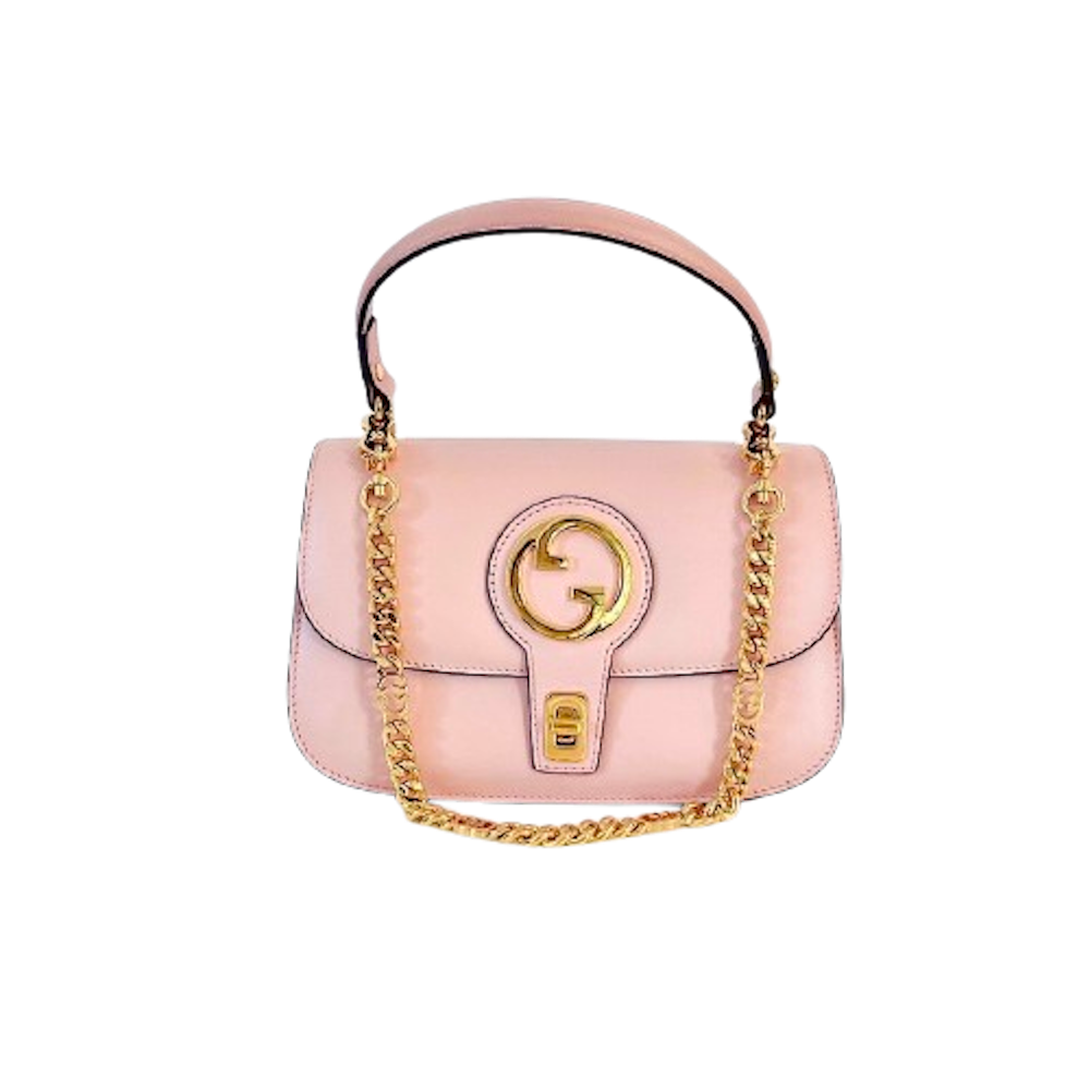 IT4NLT5NH2V4 Gucci Blondie Top Handle Bag Light Pink Leather