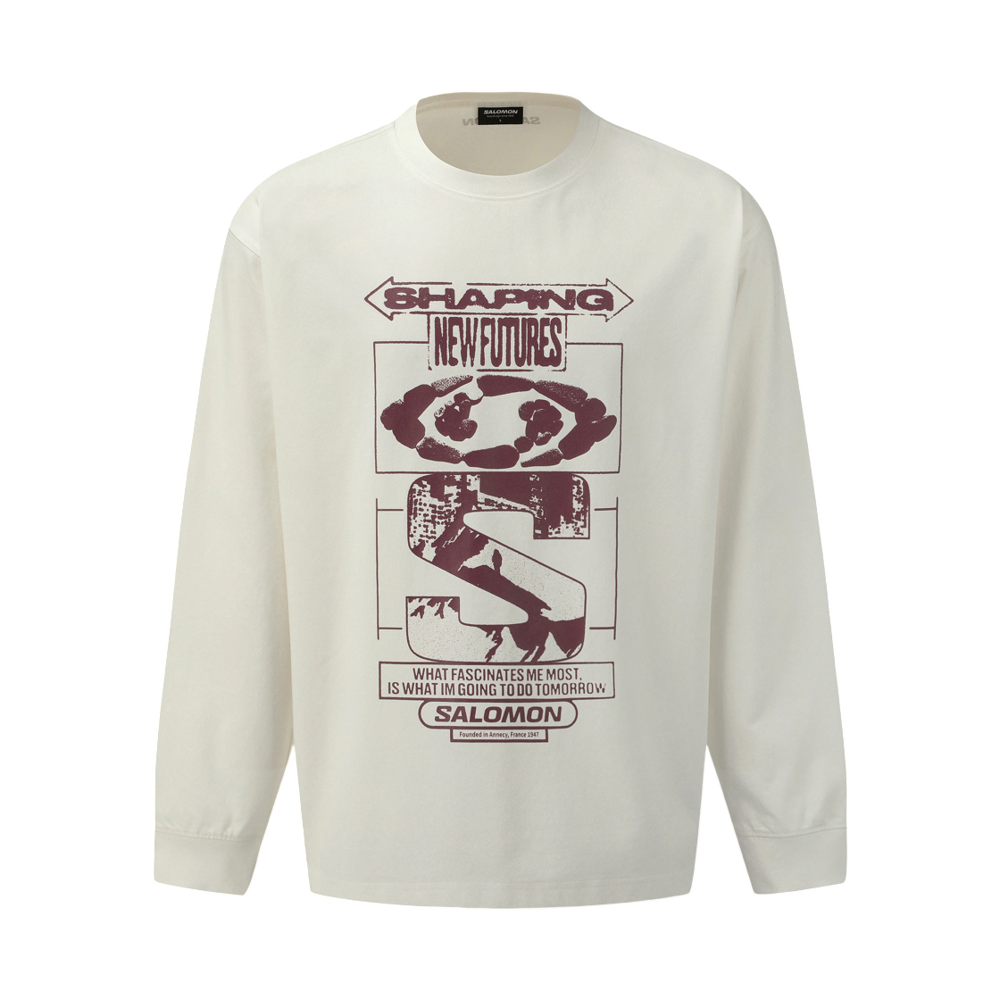 LD0394900 Salomon Shaping Long Sleeve Off-White