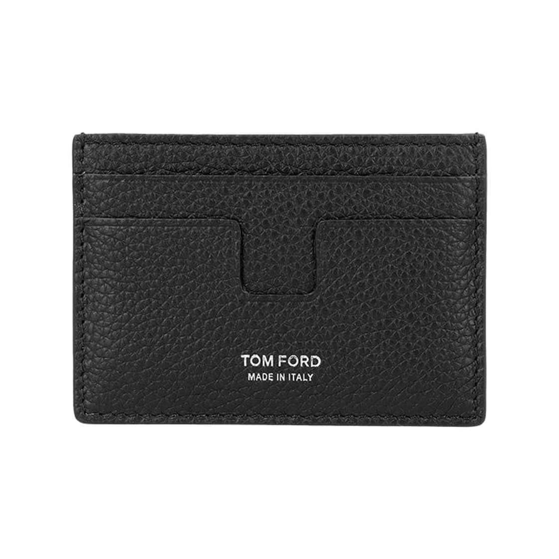 Y0341-LCL158S-NAA Tom Ford Grain Leather Money Clip Card Holder Black