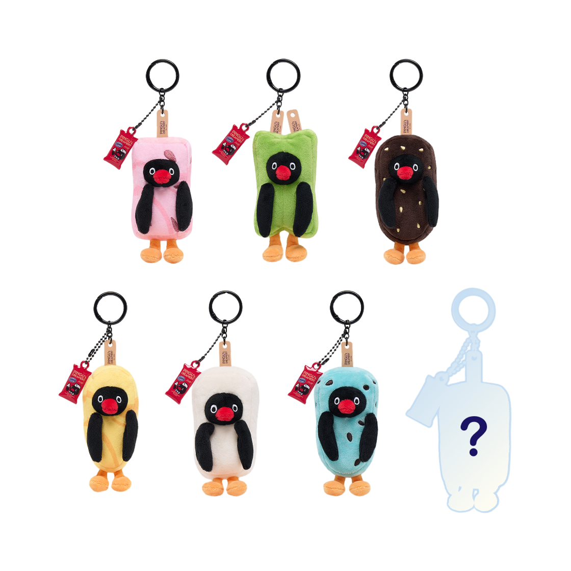 핑구 크리머리 아이스바 블라인드 키링 (1개입)(PINGU' CREAMERY Ice Bar Blind Keyring (1 Blind Box))