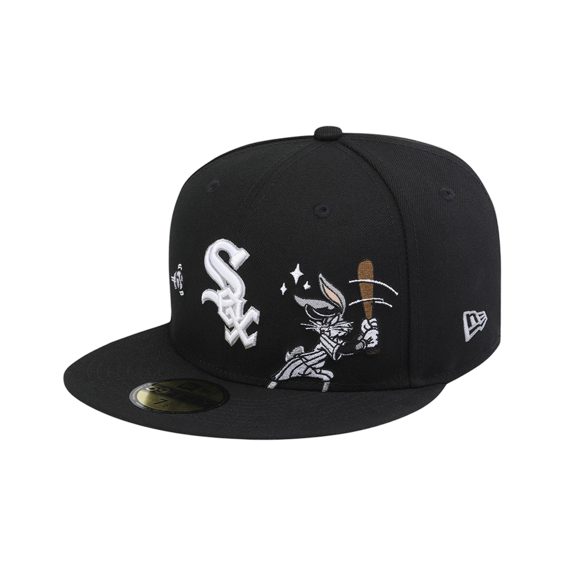 60857868 New Era Looney Tunes MLB Chicago White Sox Fitted Cap Black