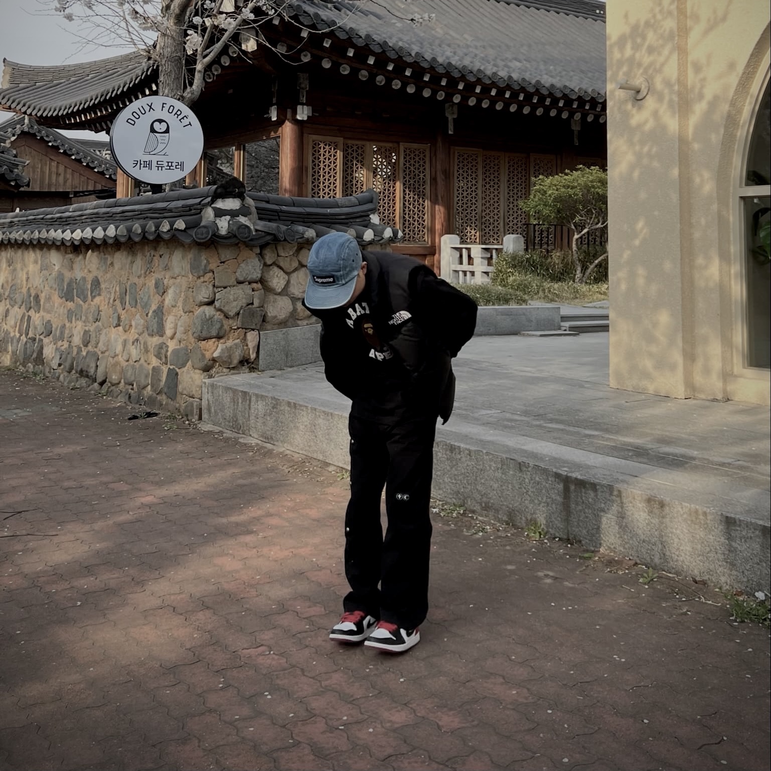 Thug Club Thug Pants (2) Black 착용 스타일