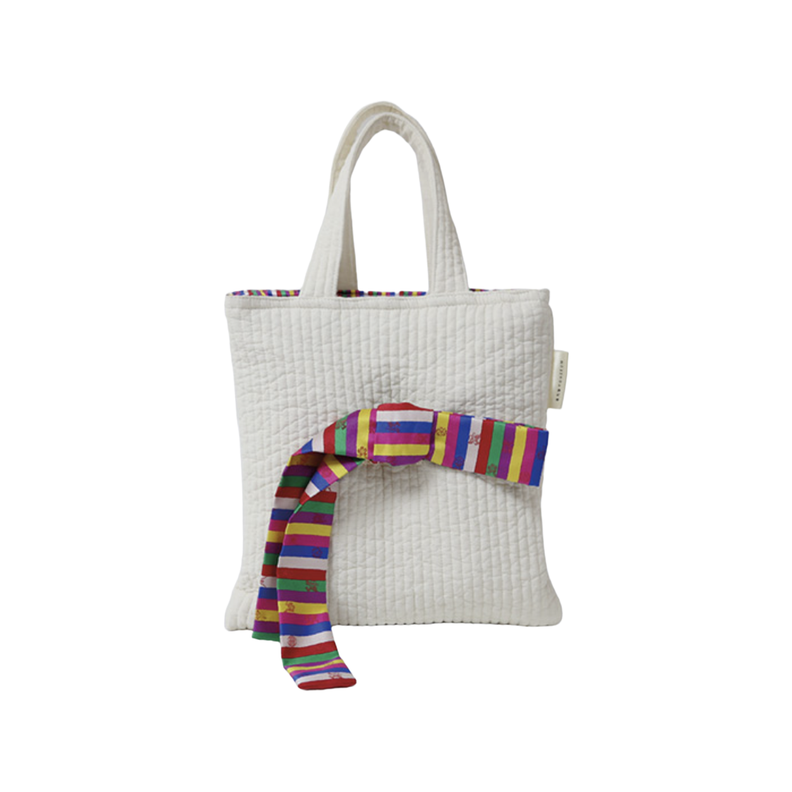 뮷즈 색동 저고리 가방 화이트(MU:DS Saekdong Jeogori Bag White)