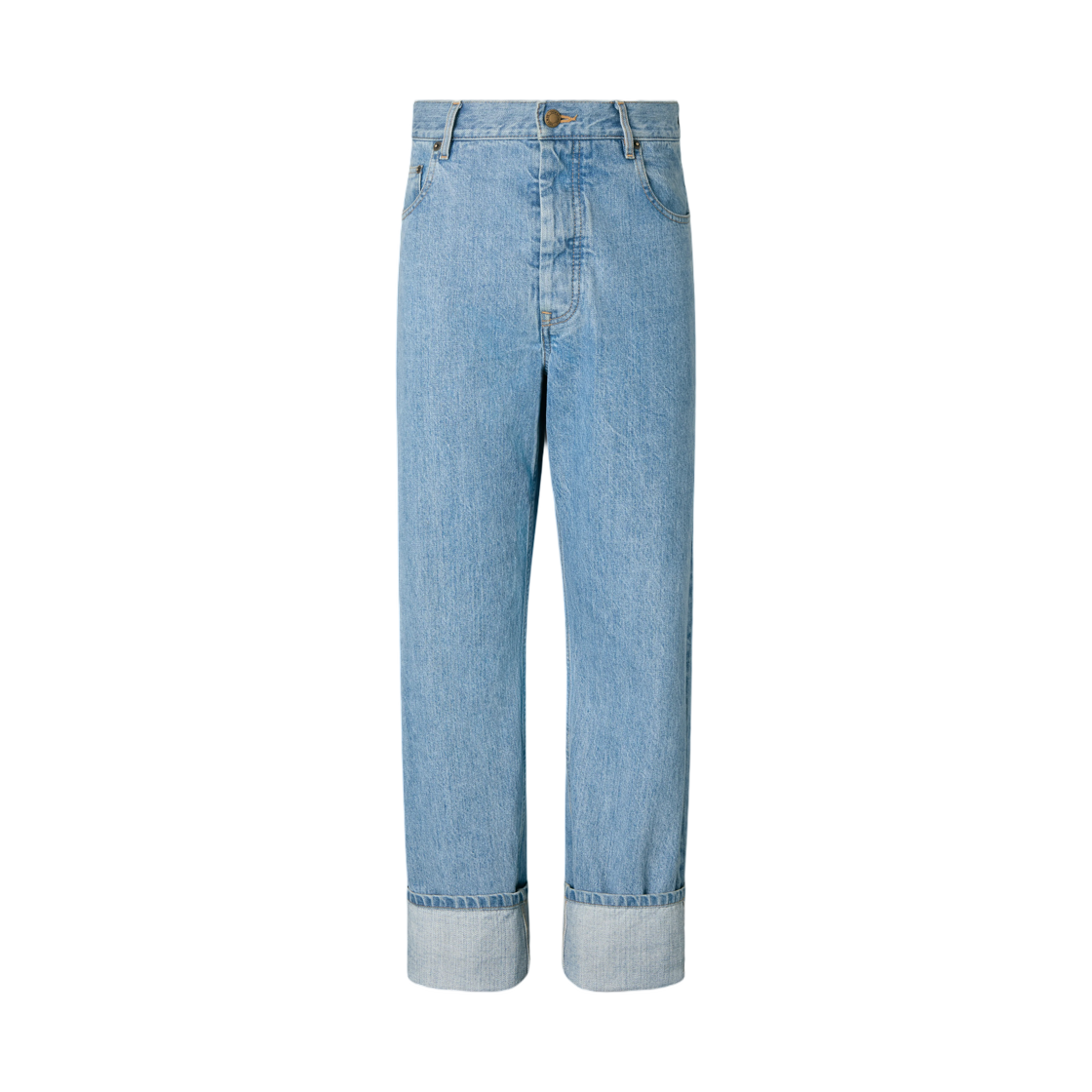MTU345S-F1215-480 Thom Browne Selvedge Denim Trouser Light Blue